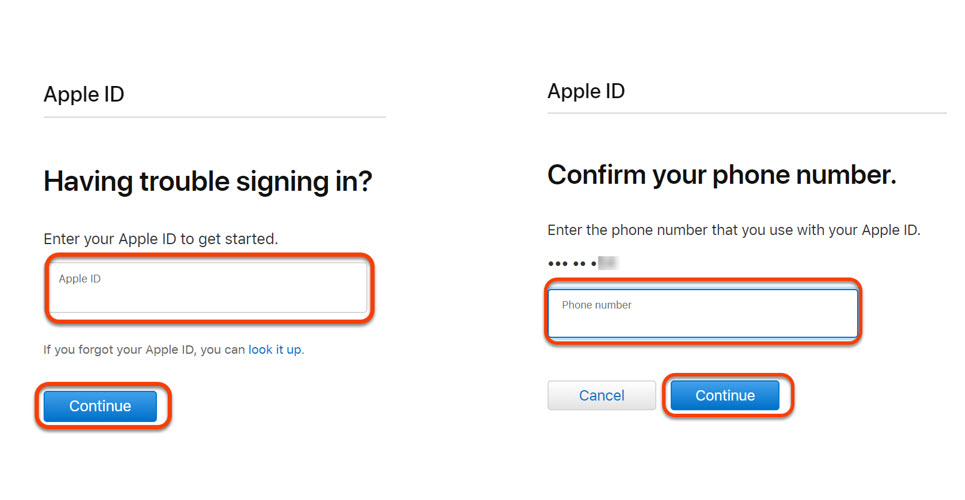 Mistet passord Apple ID