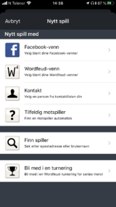 Wordfeud nytt spill