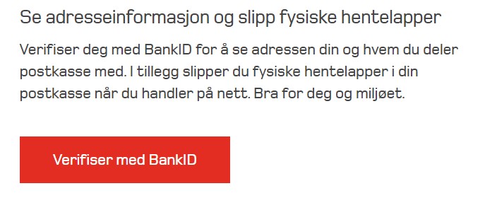 Verifiser med BankID