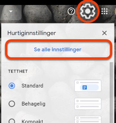 Se alle innstillinger