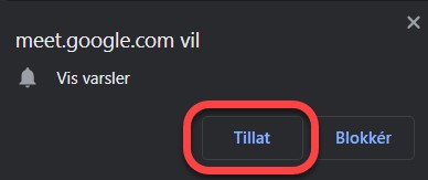 Tillat varsler