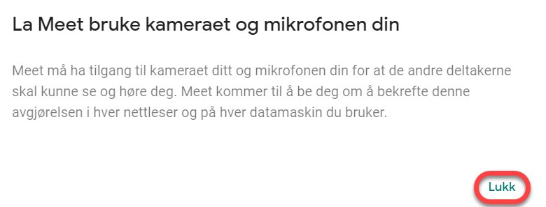 Varsel bruke kamera og mikrofon