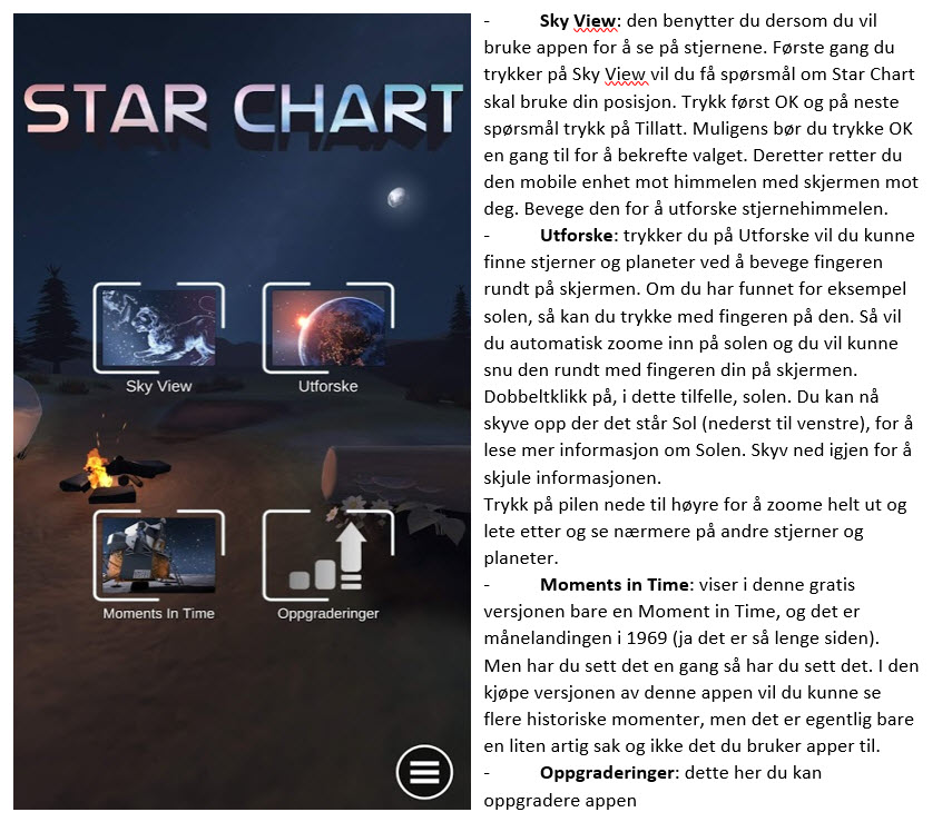 Forsidebilde Star Chart