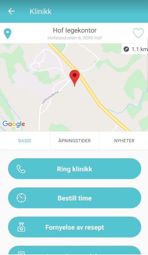 Klinikkinformasjon