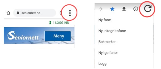 Friske opp Chrome på mobile enheter