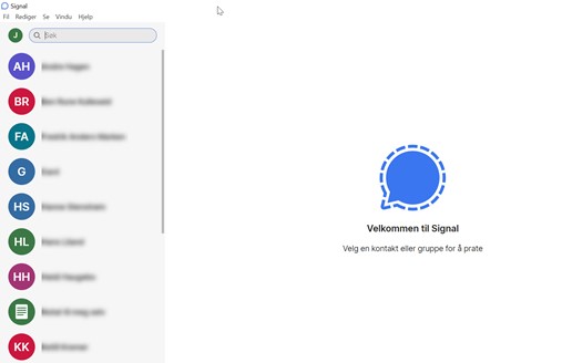 Utseende Signal på desktop