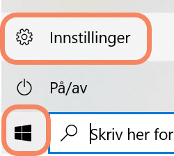 Start+Innstillinger