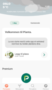 Planta-legg til plante