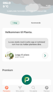 Planta-velg plass