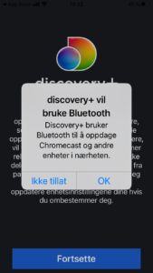 Discovery plus-tillat Bluetooth