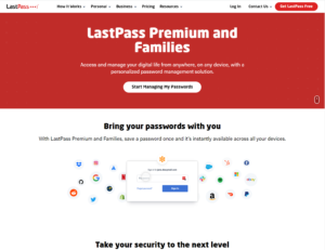 Skjermbilde Lastpass