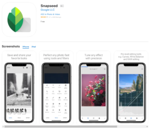 Snapspeed i AppStore