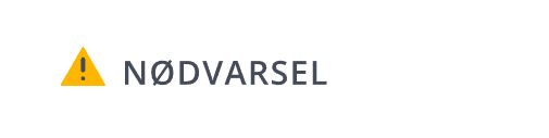 Nødvarsel logoen