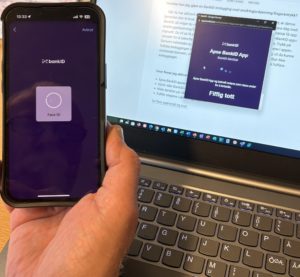 Pålogging BankID med ansiktsgjenkjenning