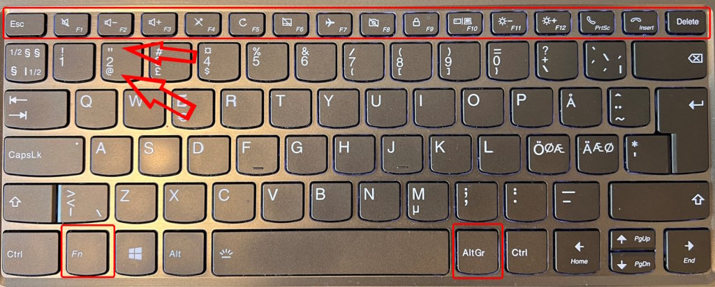 PC tastatur