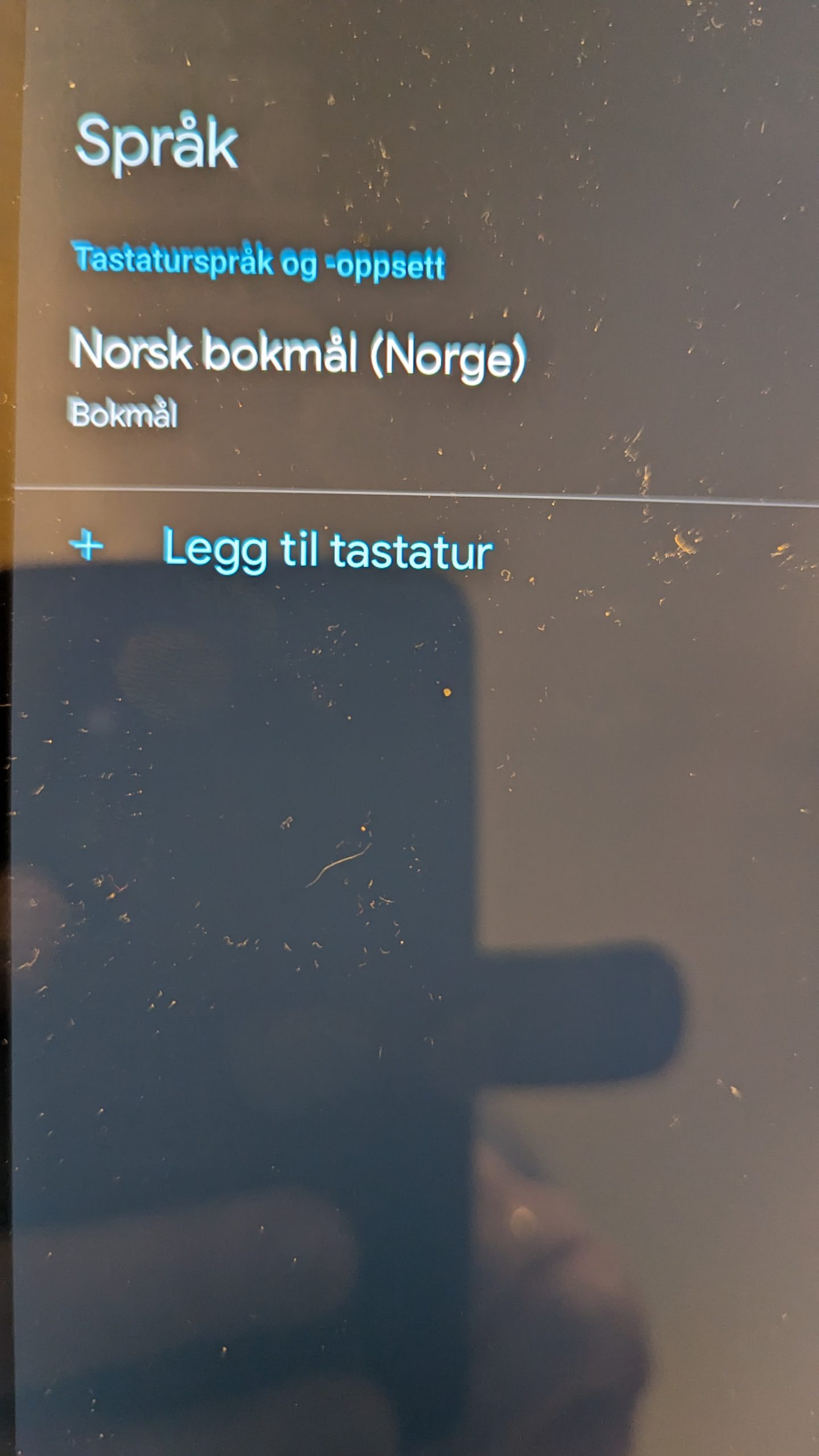 Valg av språk