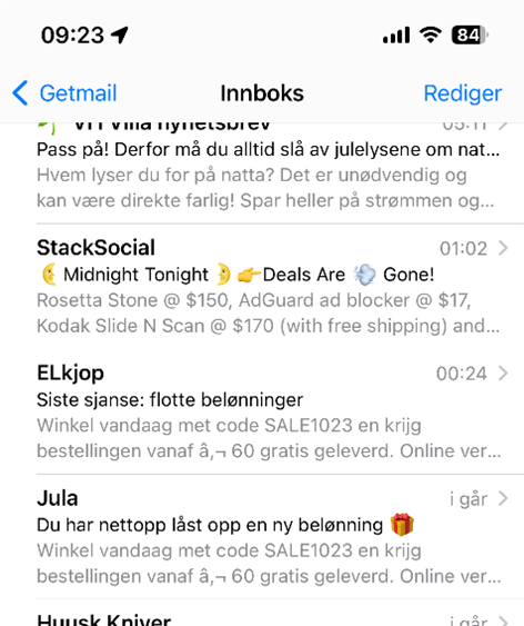 E-post spam